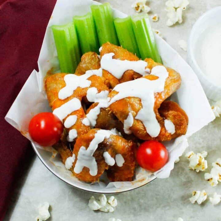 buffalo wings with non-dairy ranch