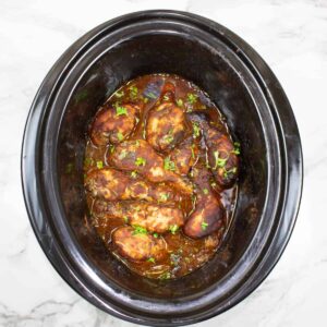 slow cooker bbq chicken feature
