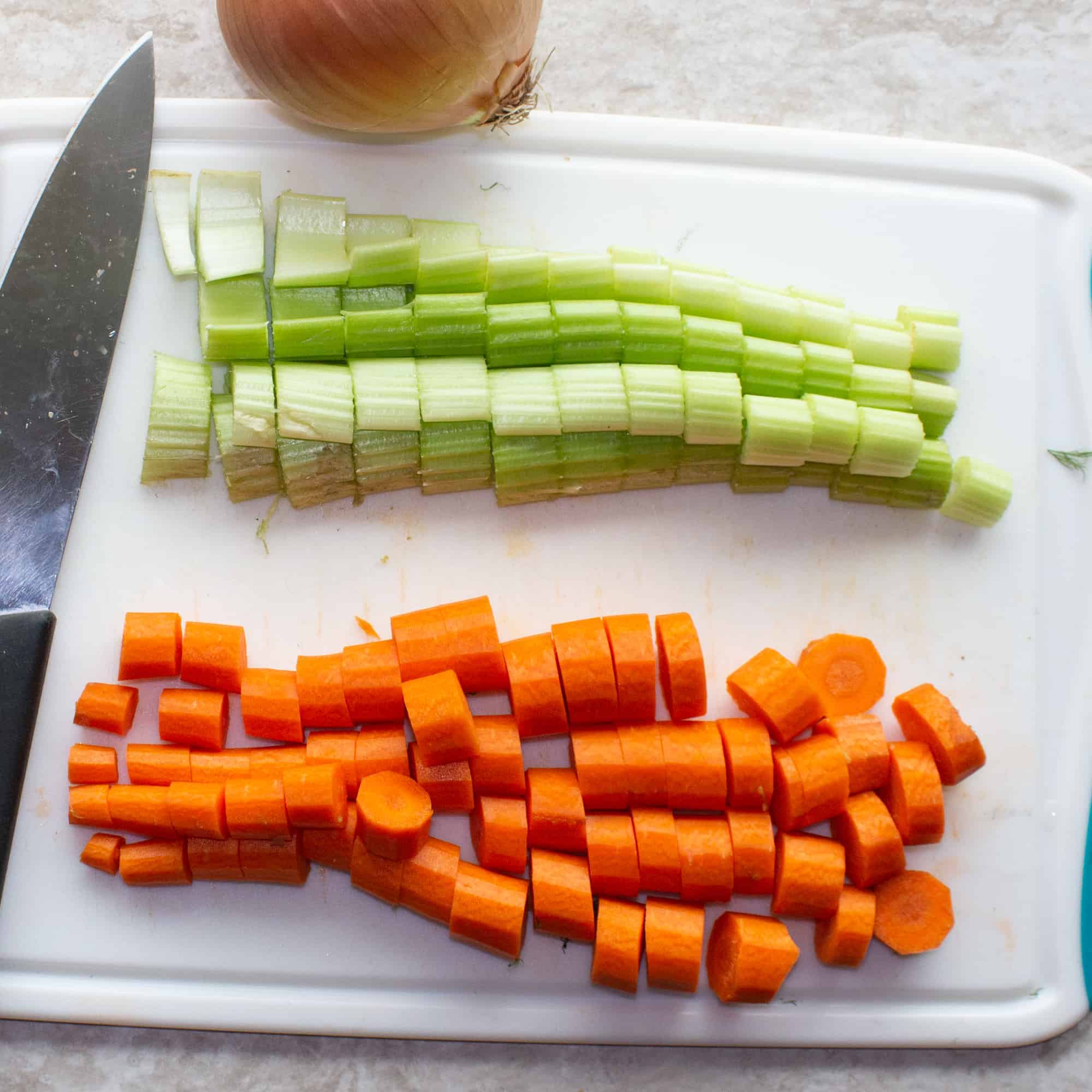 celery and carrots