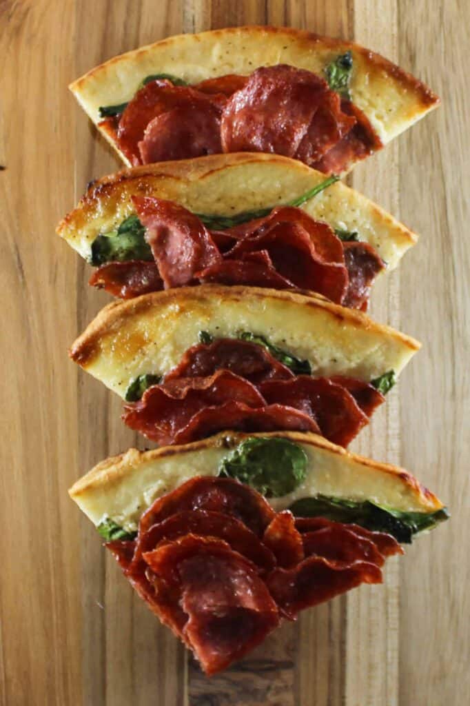 kosher salami flatbread