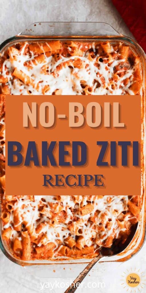 no boil baked ziti pin