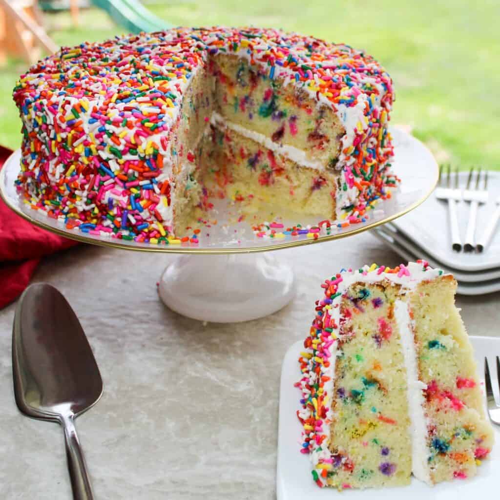 the best vegan funfetti cake recipe
