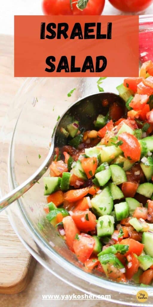 israeli salad pinterest Pin