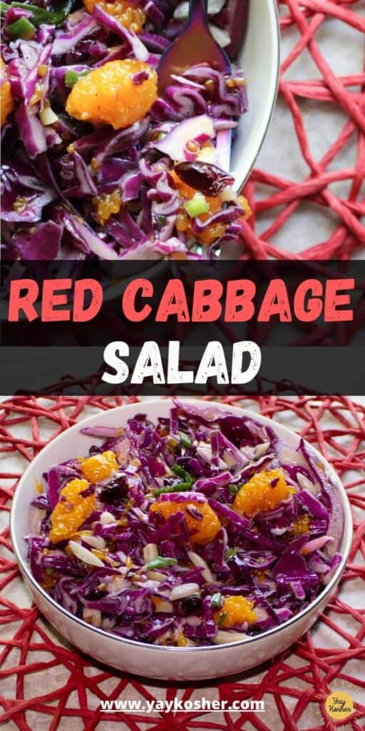 Red Cabbage Salad Pin