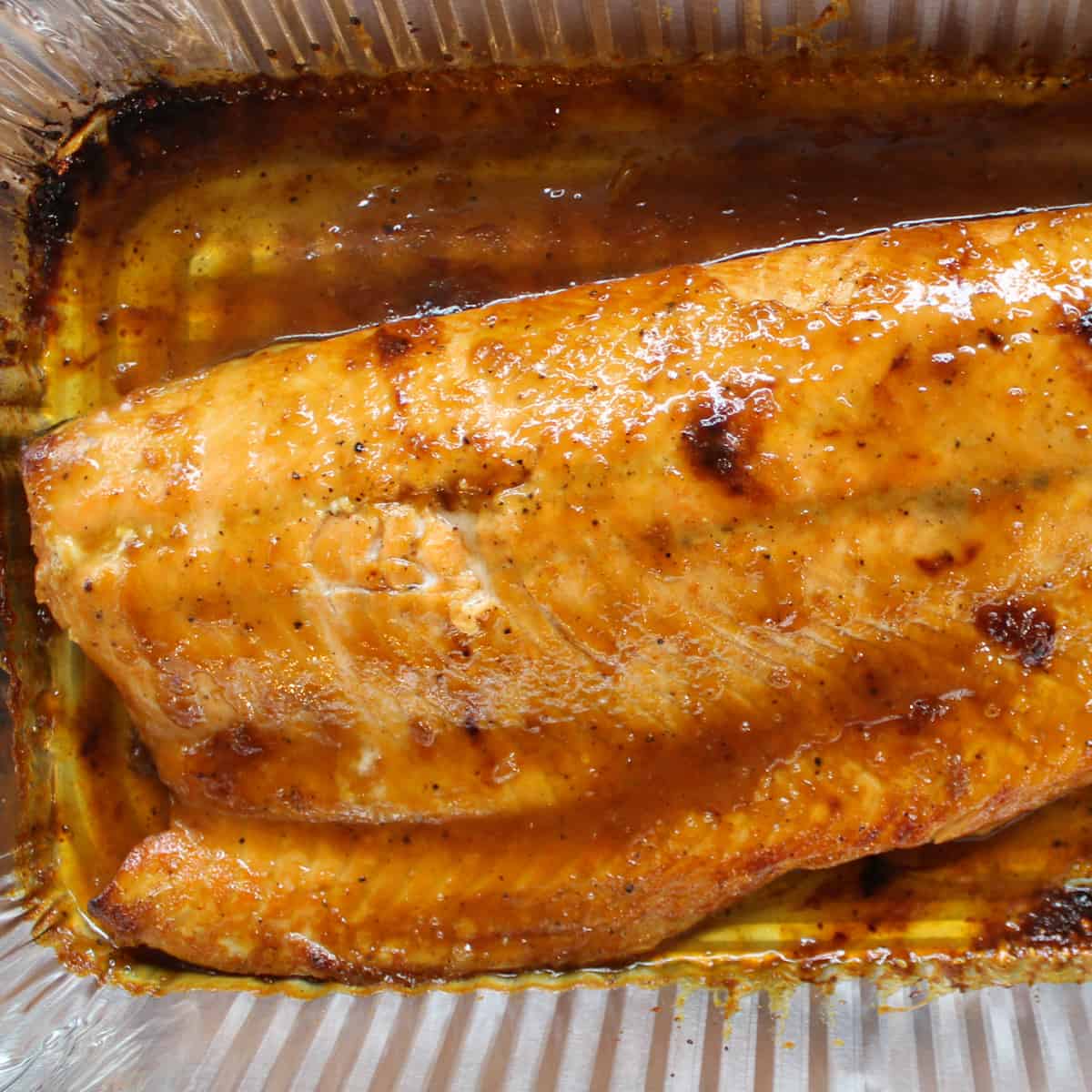 salmon after broiling