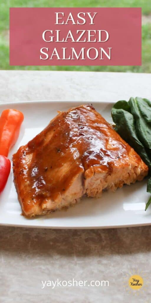 easy glazed salmon pin