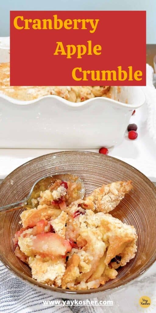 Cranberry Apple Crumble Pin