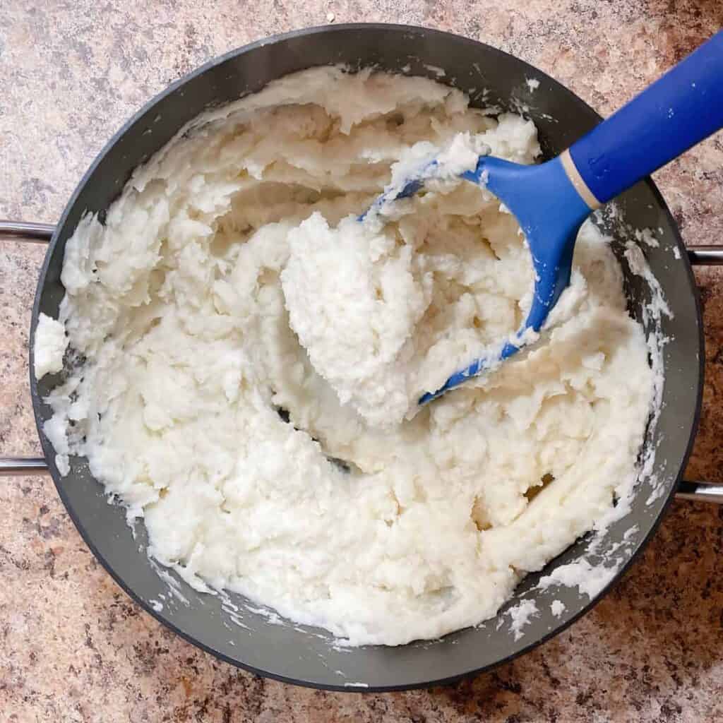 mashed potatoes without milk mash the potatoes