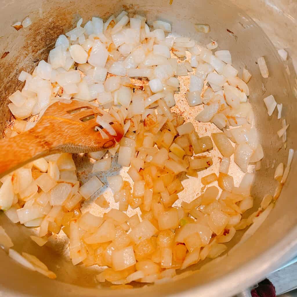 butternut squash soup caramelize the onions