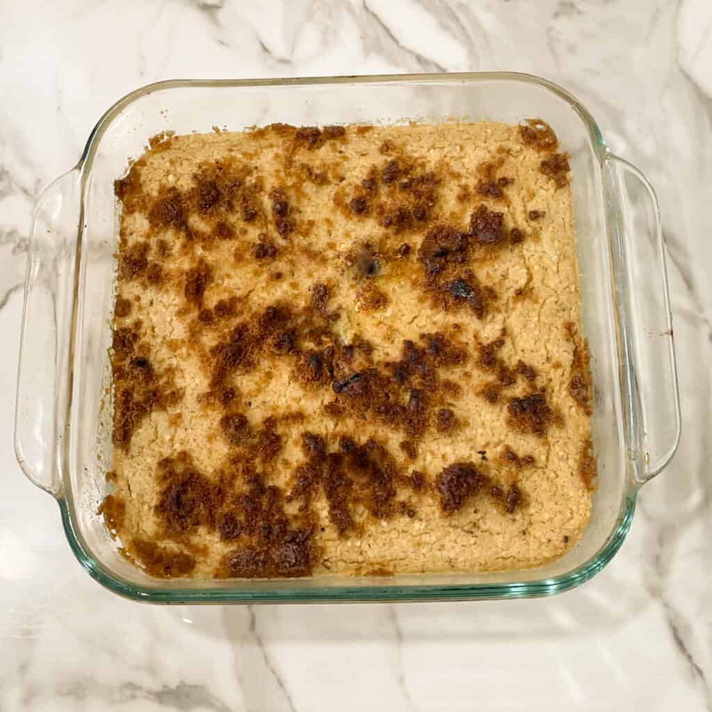 quick and easy matzo pudding baked