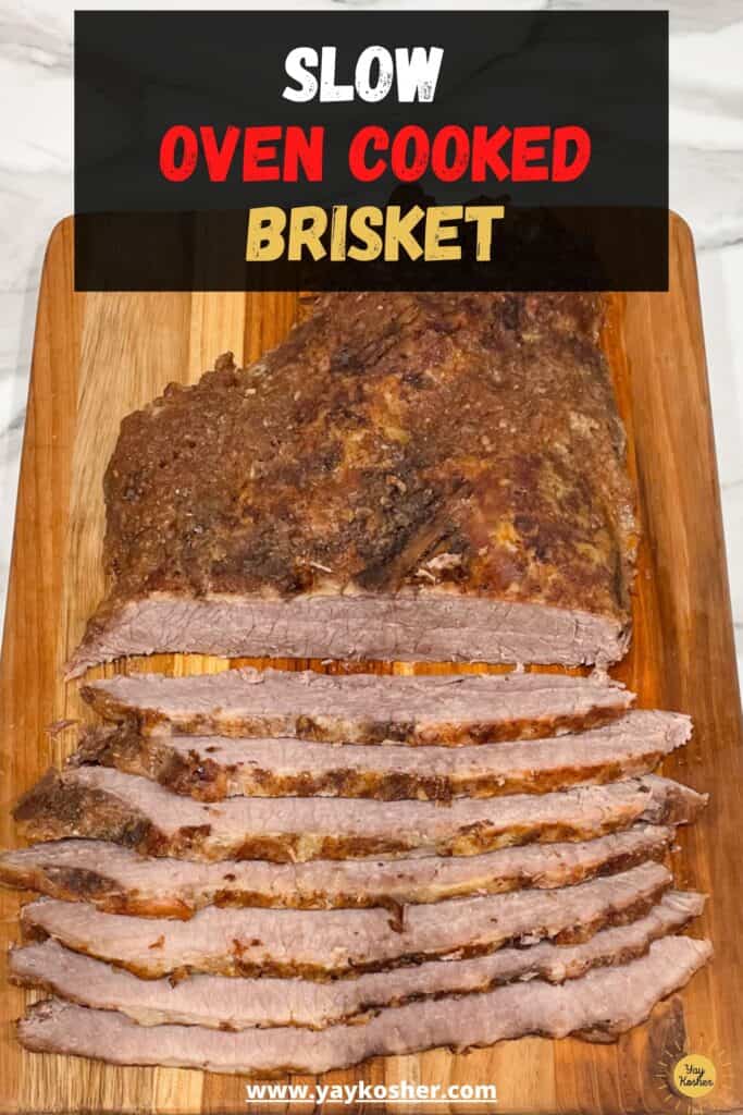 slow oven cooked brisket pin