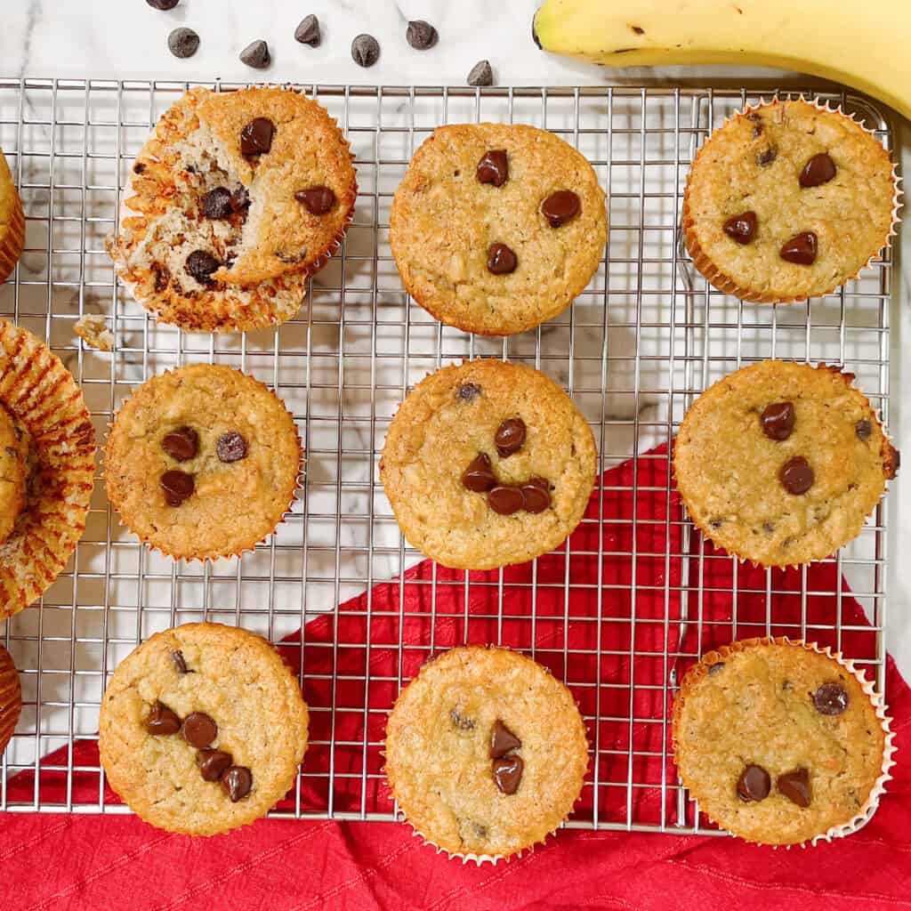 almond flour banana muffins feature