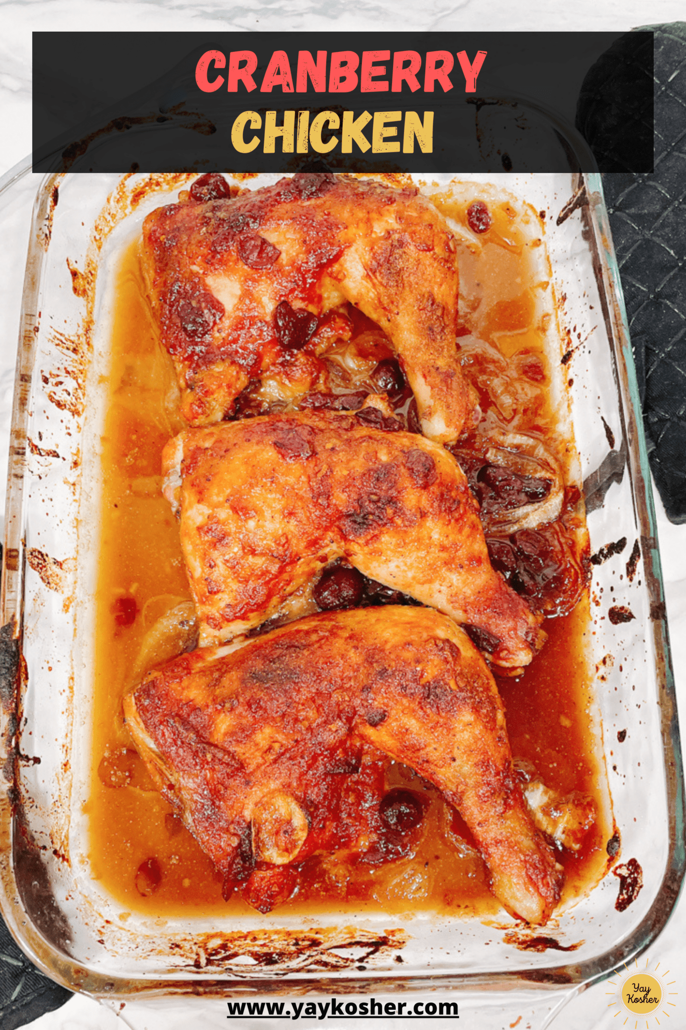 Cranberry Chicken with Onion Soup Mix Yay Kosher