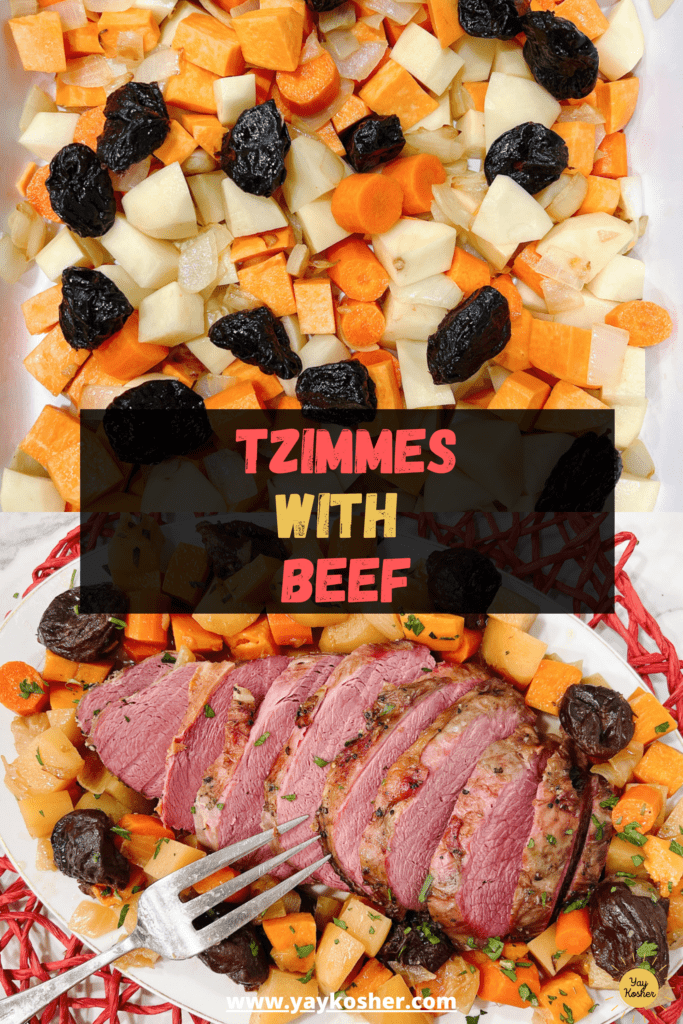 tzimmes with beef pin