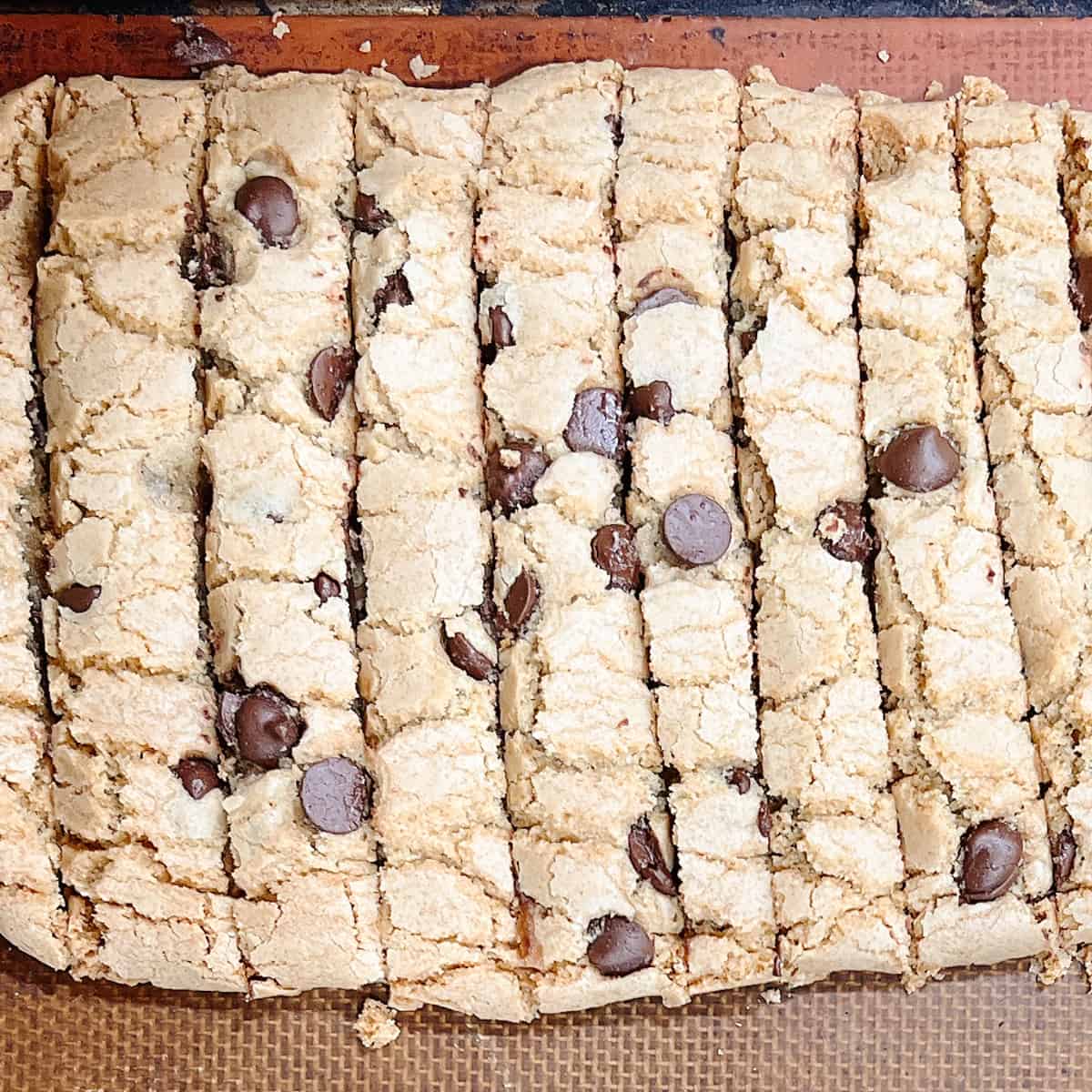 the best chocolate chip sticks close up