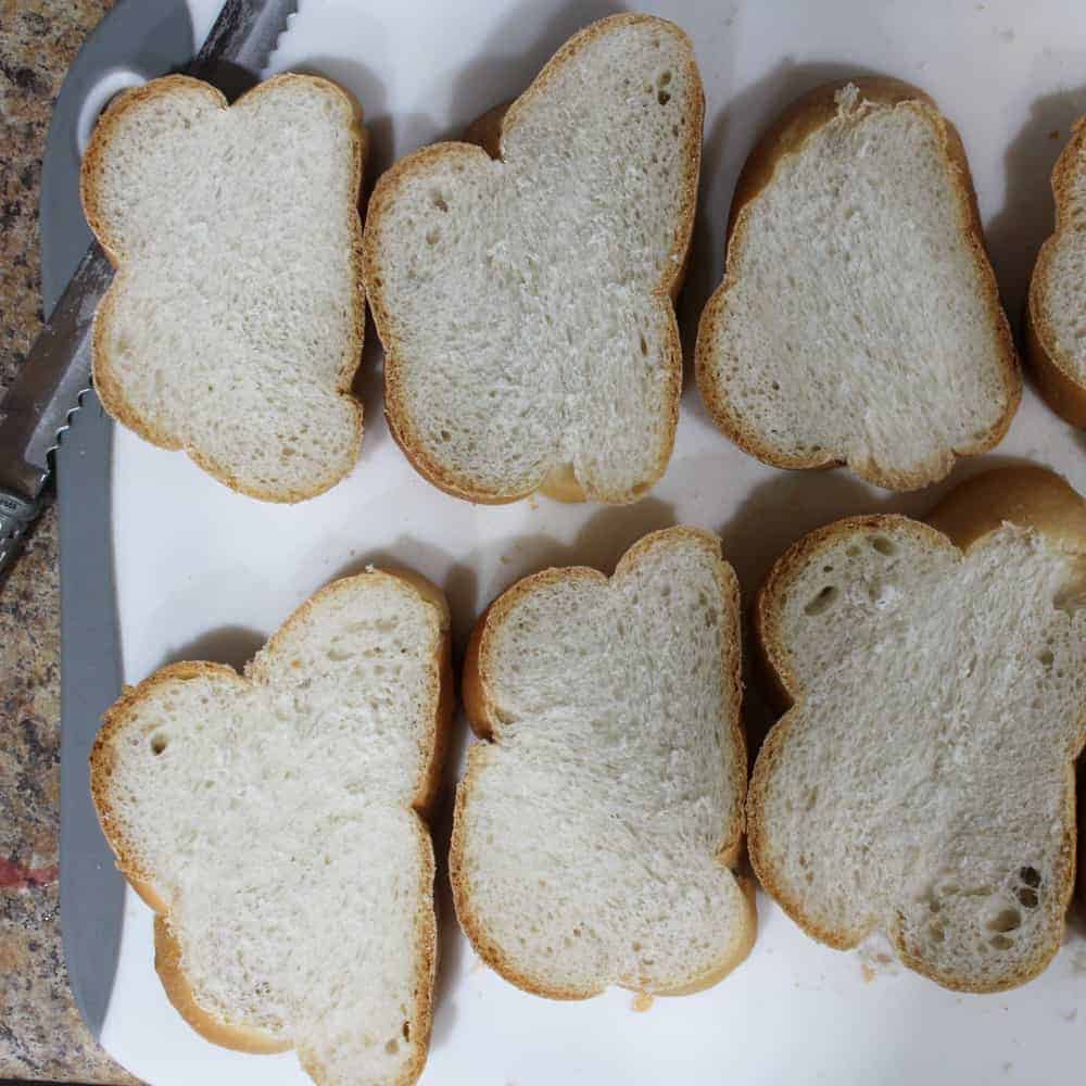 slices of challah bread