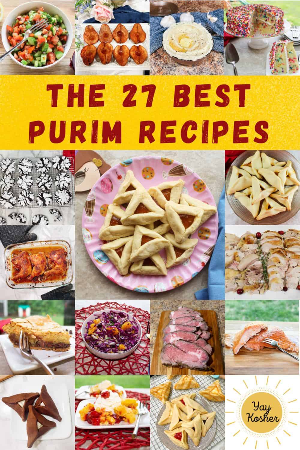 the 27 best purim recipes pin