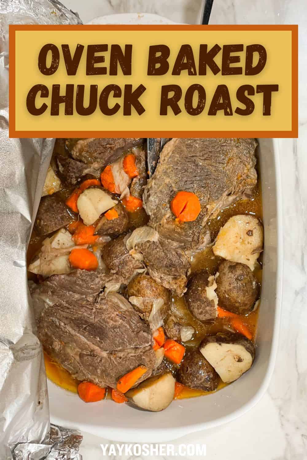 oven baked chuck roast pin