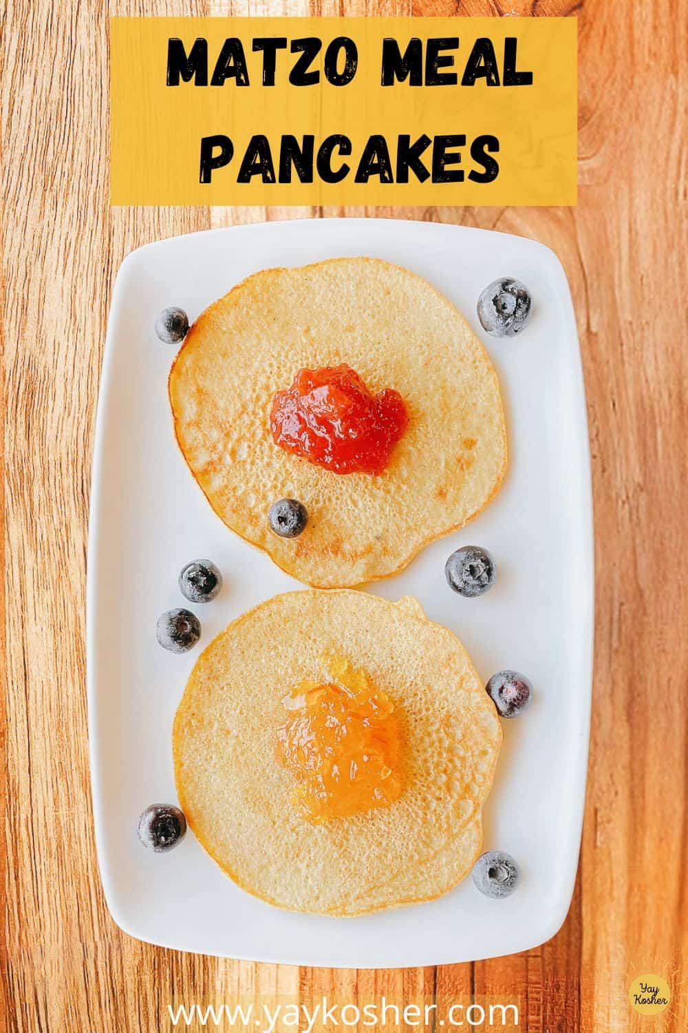 matzo meal pancakes pinterest pin